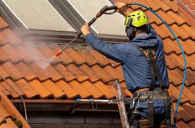 Démoussage et hydrofuge de toiture à Casson