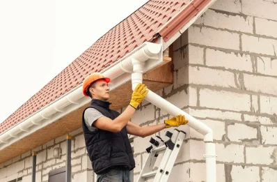 Pose et remplacement de gouttières à Casson
